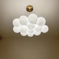 Glass Chandelier Cluster Lighting-Lighting > Chandeliers & Pendant Lights-casanuva-casanuva
