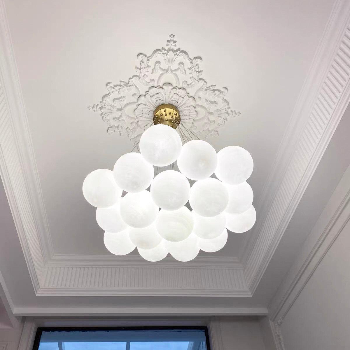 Glass Chandelier Cluster Lighting-Lighting > Chandeliers & Pendant Lights-casanuva-casanuva