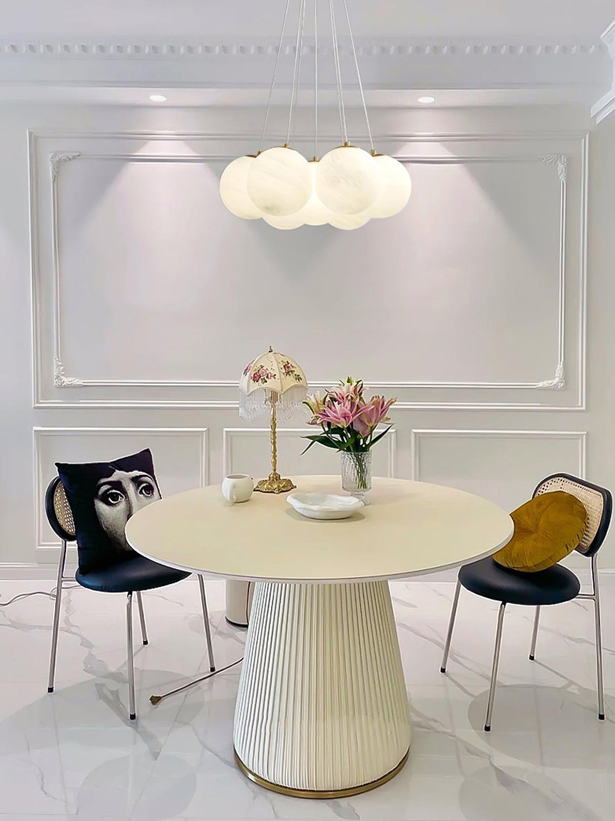Glass Chandelier Cluster Lighting-Lighting > Chandeliers & Pendant Lights-casanuva-casanuva