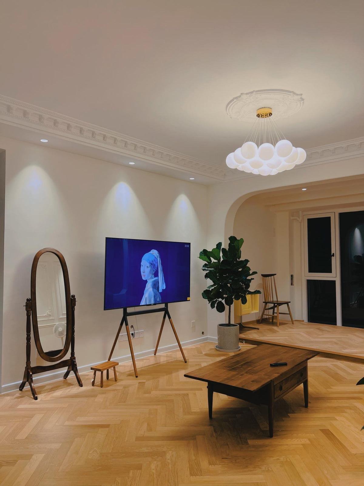 Glass Chandelier Cluster Lighting-Lighting > Chandeliers & Pendant Lights-casanuva-casanuva