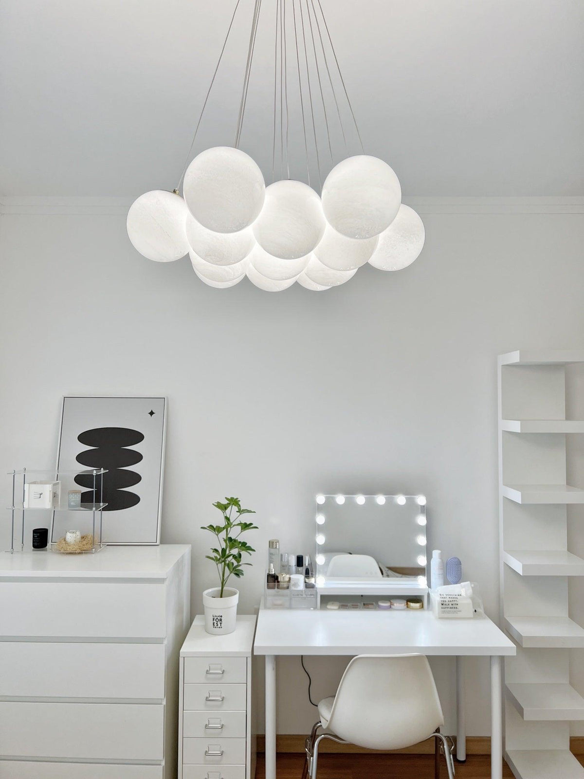 Glass Chandelier Cluster Lighting-Lighting > Chandeliers & Pendant Lights-casanuva-casanuva