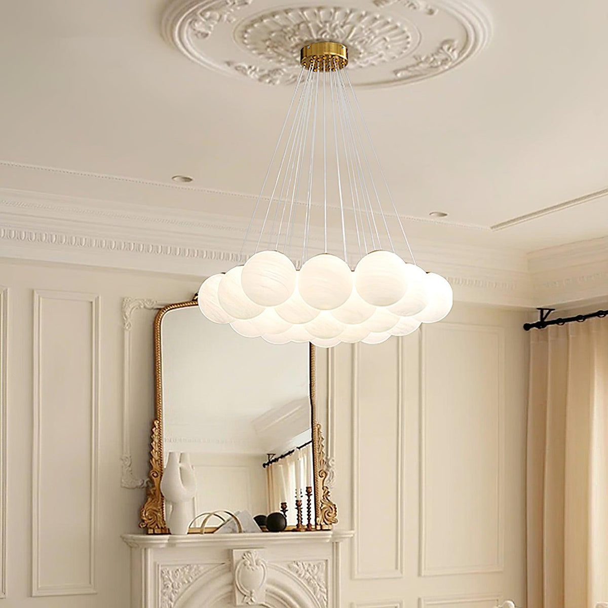 Glass Chandelier Cluster Lighting-Lighting > Chandeliers & Pendant Lights-casanuva-casanuva