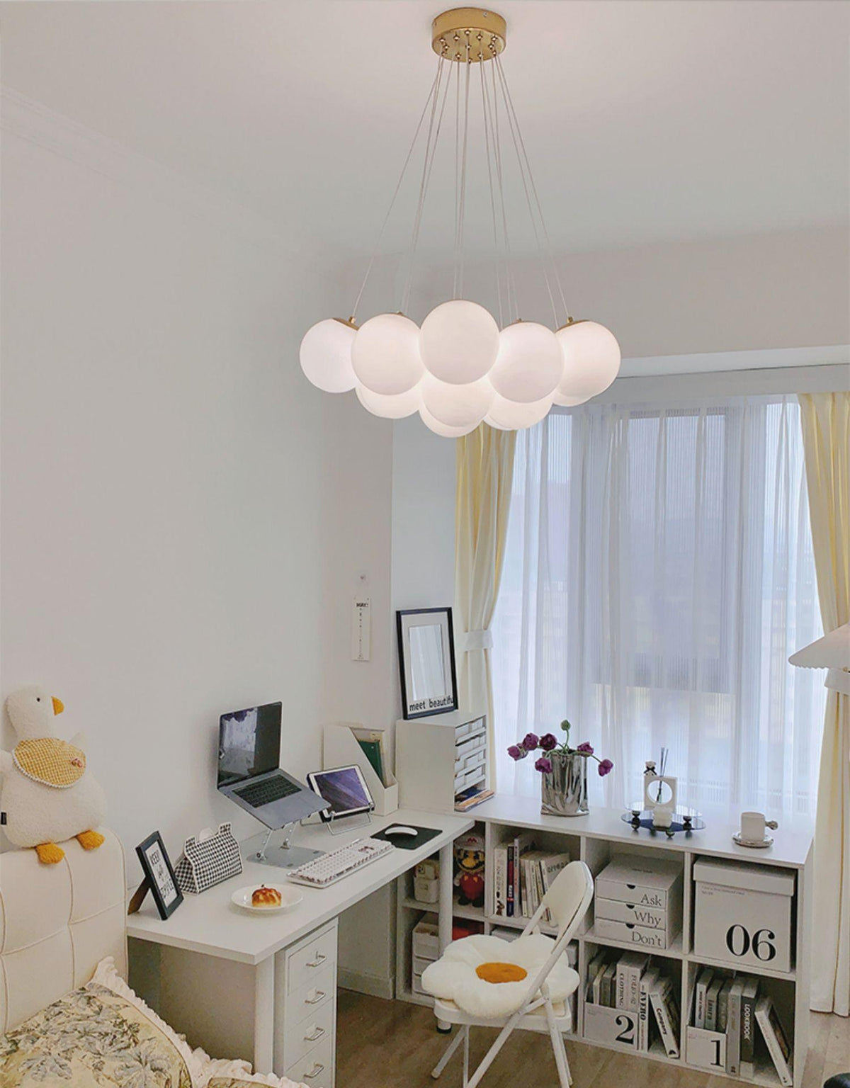 Glass Chandelier Cluster Lighting-Lighting > Chandeliers & Pendant Lights-casanuva-casanuva
