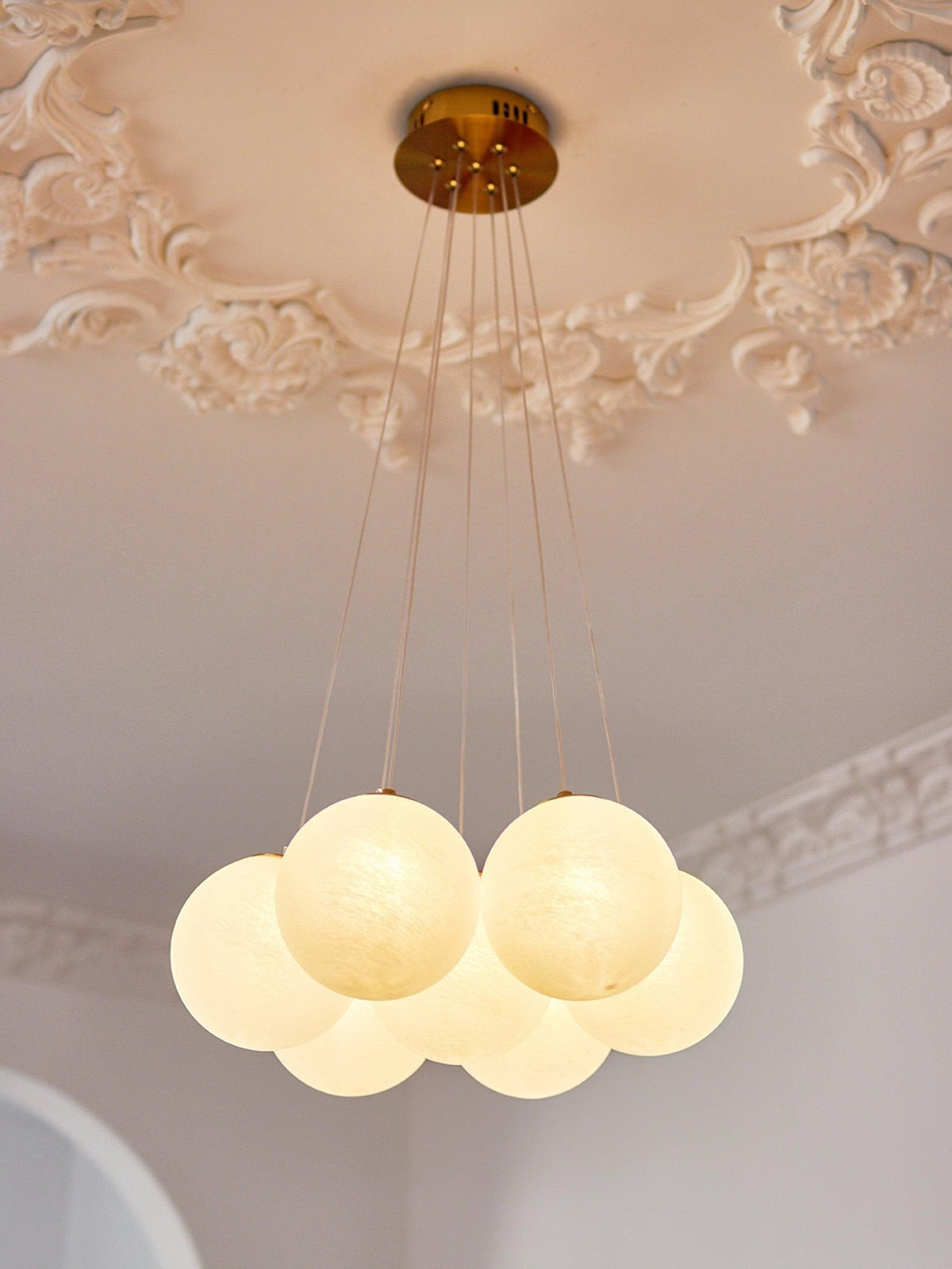 Glass Chandelier Cluster Lighting-Lighting > Chandeliers & Pendant Lights-casanuva-casanuva