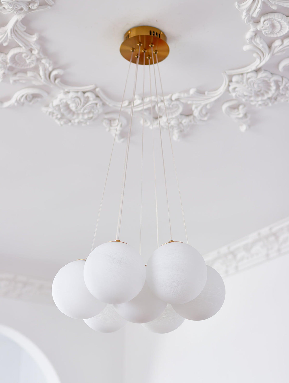 Glass Chandelier Cluster Lighting-Lighting > Chandeliers & Pendant Lights-casanuva-casanuva