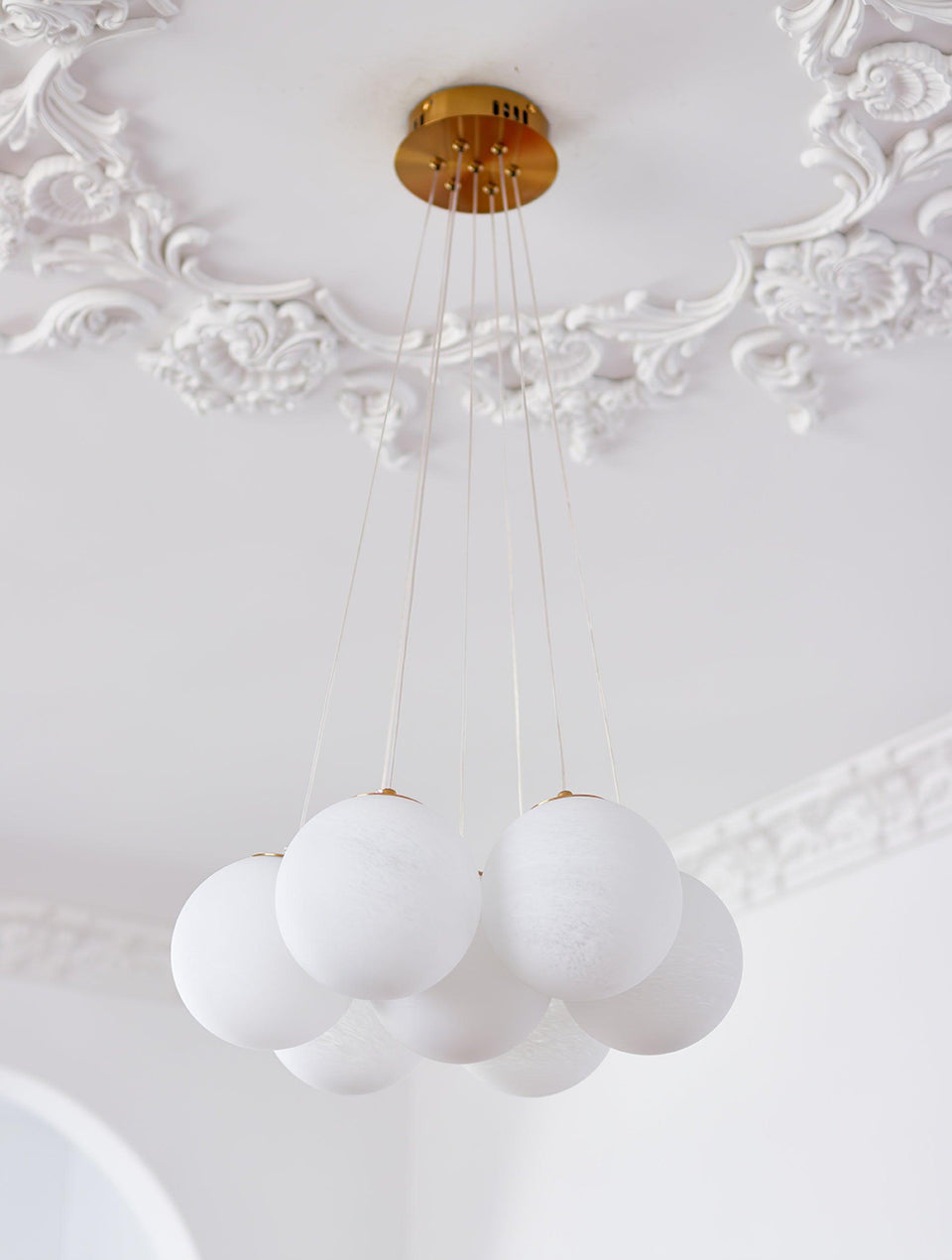 Glass Chandelier Cluster Lighting-Lighting > Chandeliers & Pendant Lights-casanuva-casanuva