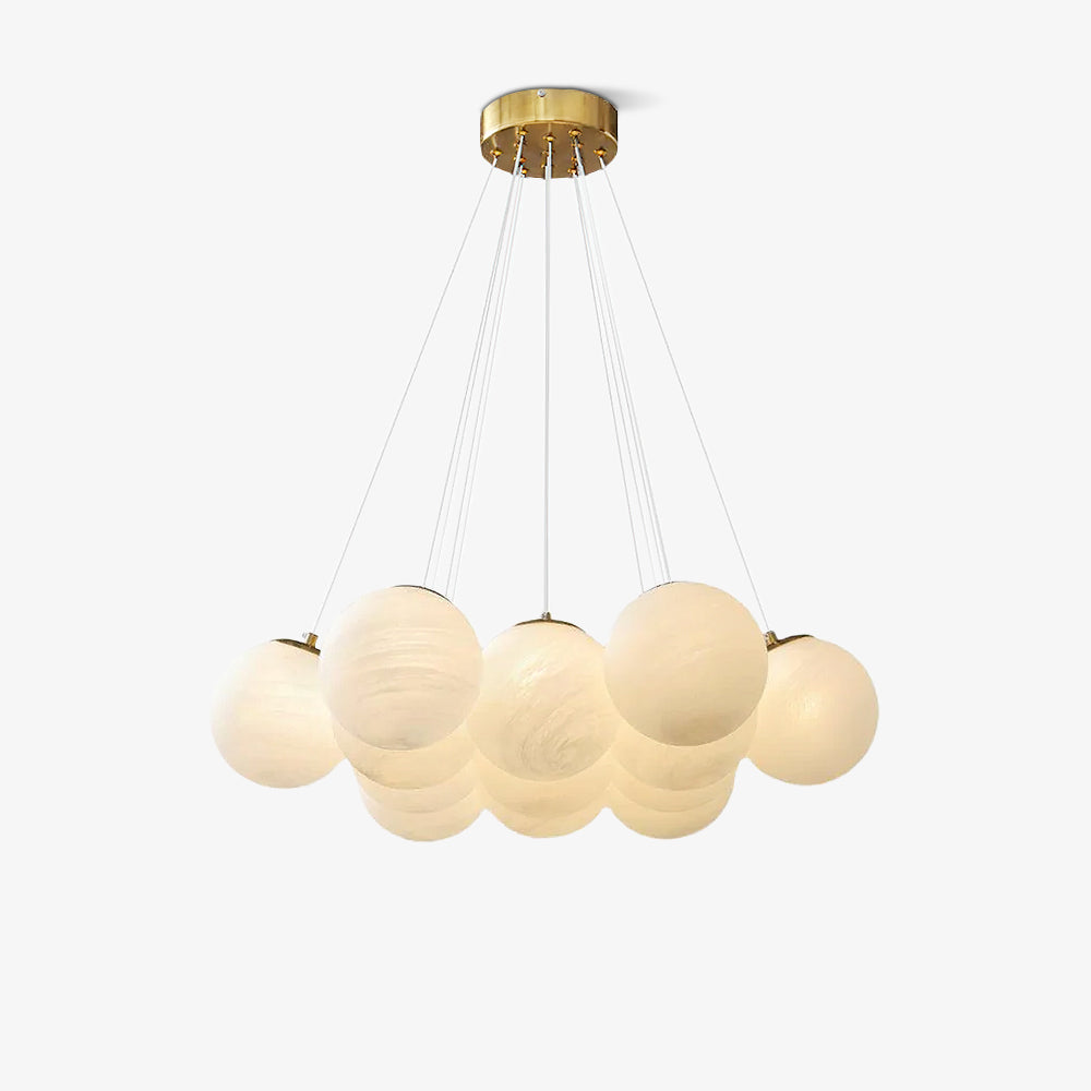 Glass Chandelier Cluster Lighting-Lighting > Chandeliers & Pendant Lights-casanuva-casanuva
