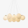 Glass Chandelier Cluster Lighting-Lighting > Chandeliers & Pendant Lights-casanuva-casanuva