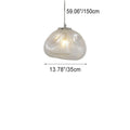 Glass Cloud Pendant Light 1-Light Modern Design-Lighting > Pendant Lights-casanuva-casanuva