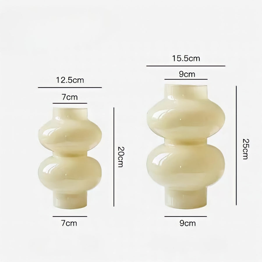 Glass Flower Vase Retro Design-Home Decor > Vases-casanuva-casanuva