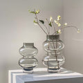 Glass Flower Vase Retro Design-Home Decor > Vases-casanuva-casanuva