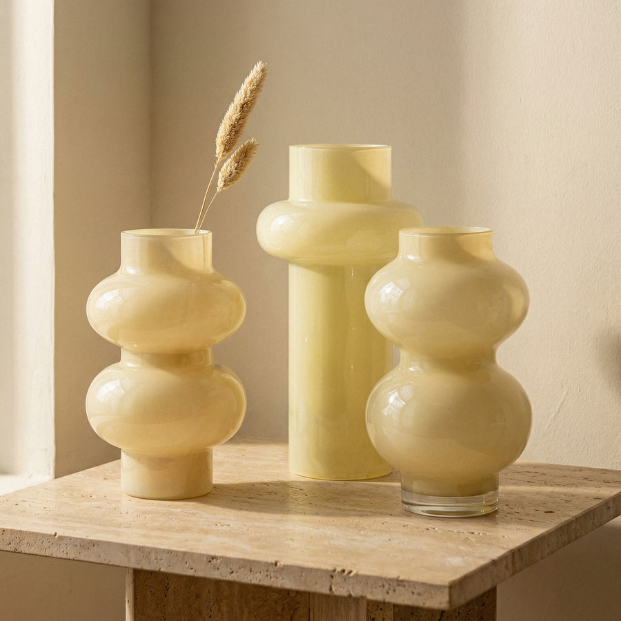 Glass Flower Vase Retro Design-Home Decor > Vases-casanuva-casanuva