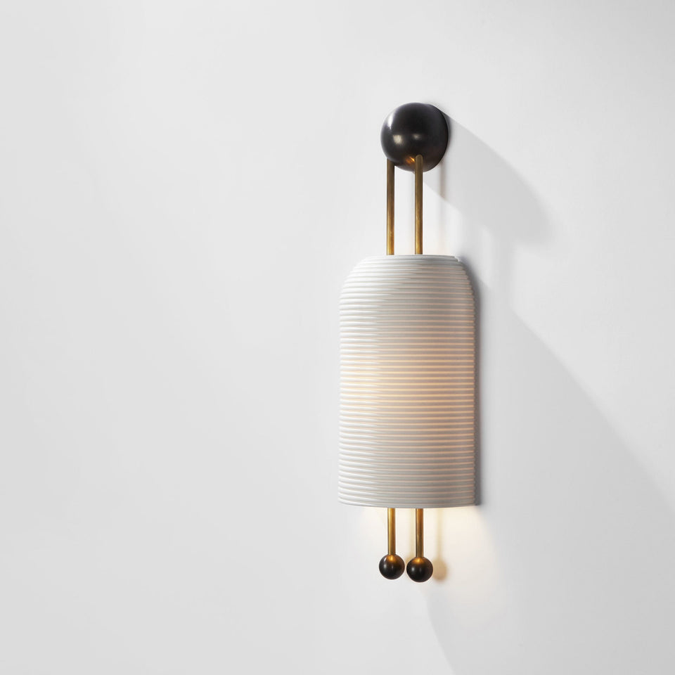 Glass Lantern Wall Sconce-Lighting > Wall Lights-casanuva-casanuva