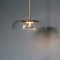 Glass Pendant Light Modern Design-Lighting > Pendant Lights-casanuva-Clear-D23 x H9 cm-casanuva