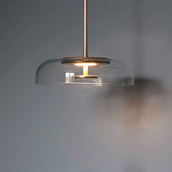 Glass Pendant Light Modern Design-Lighting > Pendant Lights-casanuva-Clear-D23 x H9 cm-casanuva
