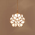 Glass Pendant Light with Petal Design-Lighting > Pendant Lights-casanuva-casanuva