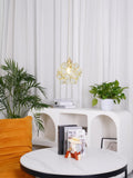 Glass Pendant Light with Petal Design-Lighting > Pendant Lights-casanuva-casanuva