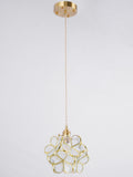 Glass Pendant Light with Petal Design-Lighting > Pendant Lights-casanuva-casanuva