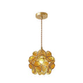Glass Pendant Light with Petal Design-Lighting > Pendant Lights-casanuva-casanuva