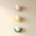 Glass Spherical Colorful Semicircle Wall Sconce Lamp 1-Light-Lighting > Wall Lights-casanuva-casanuva