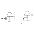 Glass and Solid Wood Wall Sconce Lamp 1-Light European Minimalist Design-Lighting > Wall Lights-casanuva-casanuva