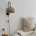 Glass and Solid Wood Wall Sconce Lamp 1-Light European Minimalist Design-Lighting > Wall Lights-casanuva-Plug-In-100V-120V-casanuva