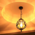 Globe Shape Waterproof Outdoor Pendant Light 1-Light Retro Industrial-Lighting > Outdoor Lighting-casanuva-casanuva
