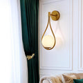 Globe Water Drop Shape 1-Light Wall Sconce Lamp-Lighting > Wall Lights-casanuva-casanuva