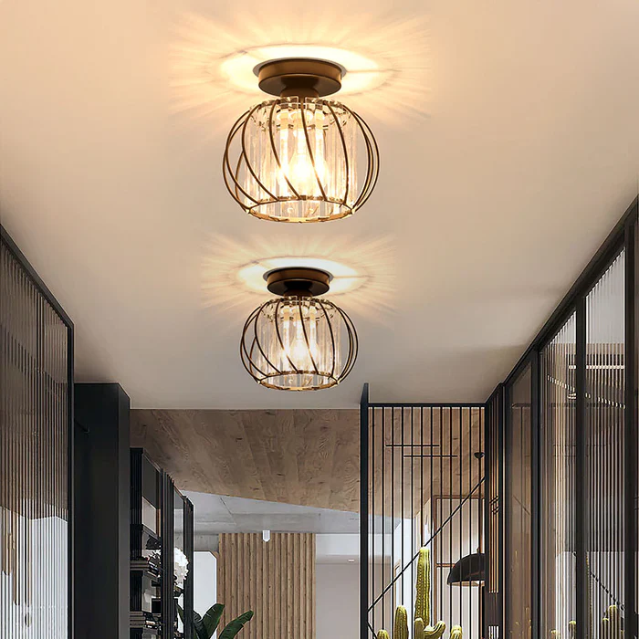 Globular Glass Pendant Light for Hallway-Lighting > Pendant Lights-casanuva-casanuva
