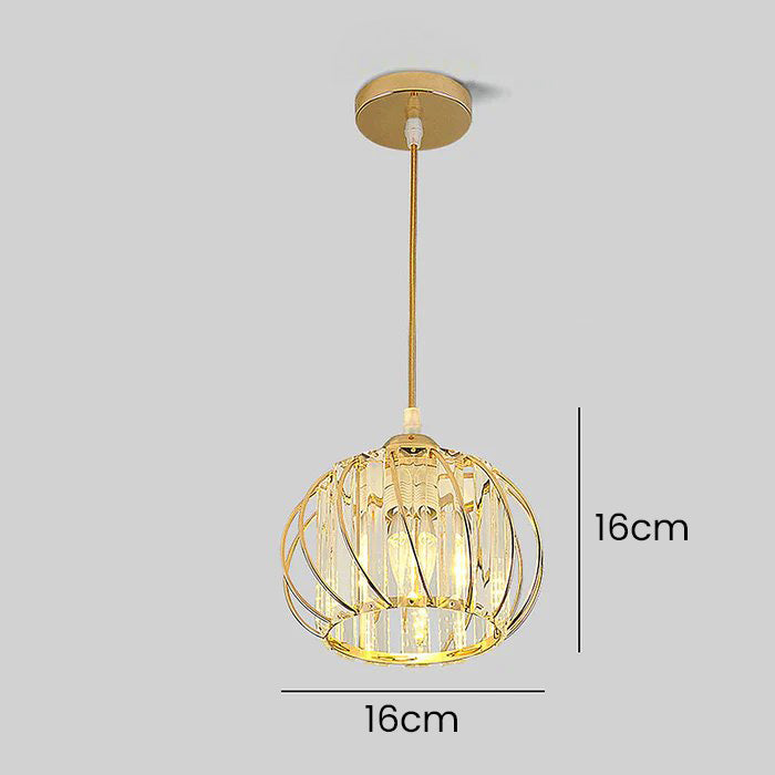 Globular Glass Pendant Light for Hallway-Lighting > Pendant Lights-casanuva-casanuva