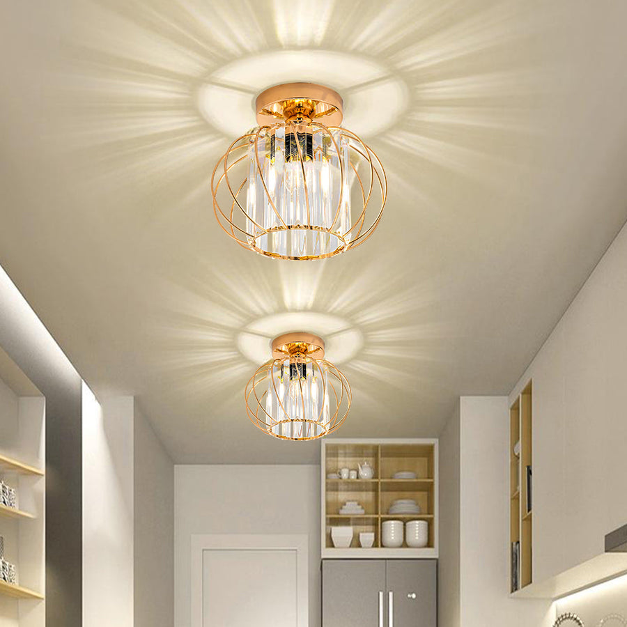 Globular Glass Pendant Light for Hallway-Lighting > Pendant Lights-casanuva-casanuva