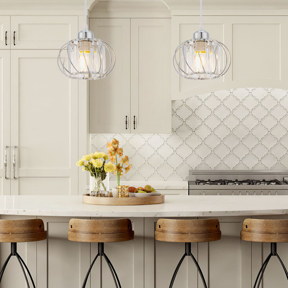 Globular Glass Pendant Light for Hallway-Lighting > Pendant Lights-casanuva-casanuva