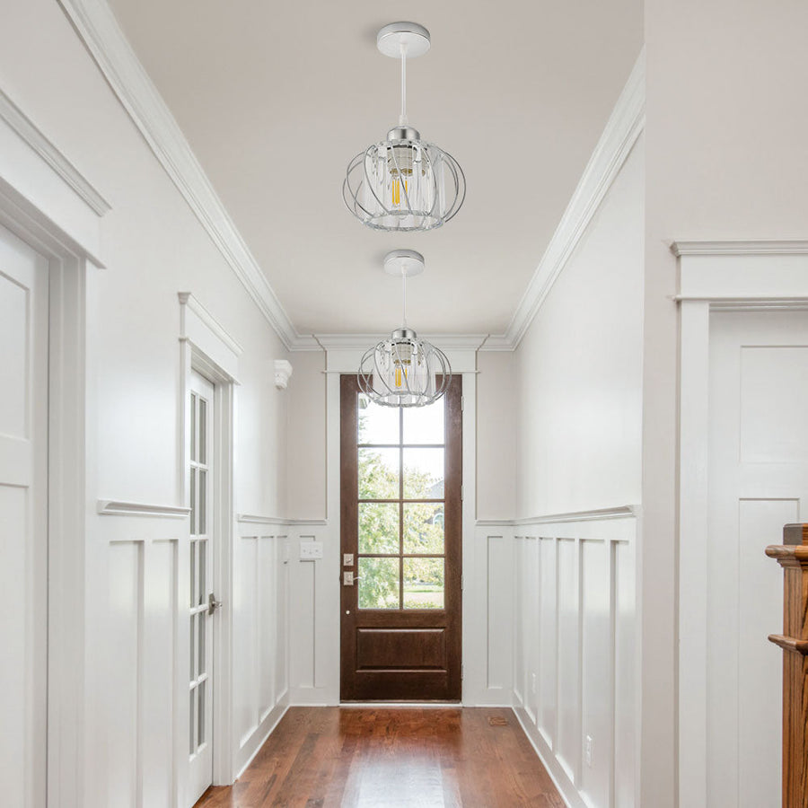 Globular Glass Pendant Light for Hallway-Lighting > Pendant Lights-casanuva-casanuva