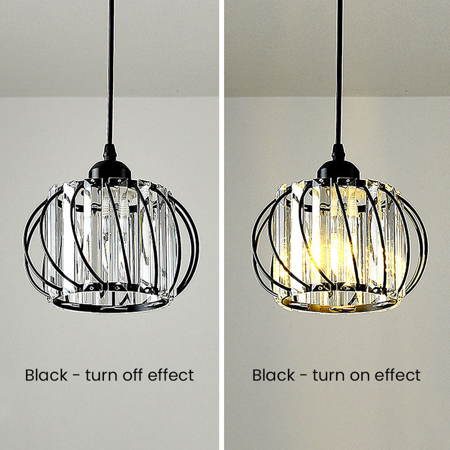 Globular Glass Pendant Light for Hallway-Lighting > Pendant Lights-casanuva-casanuva