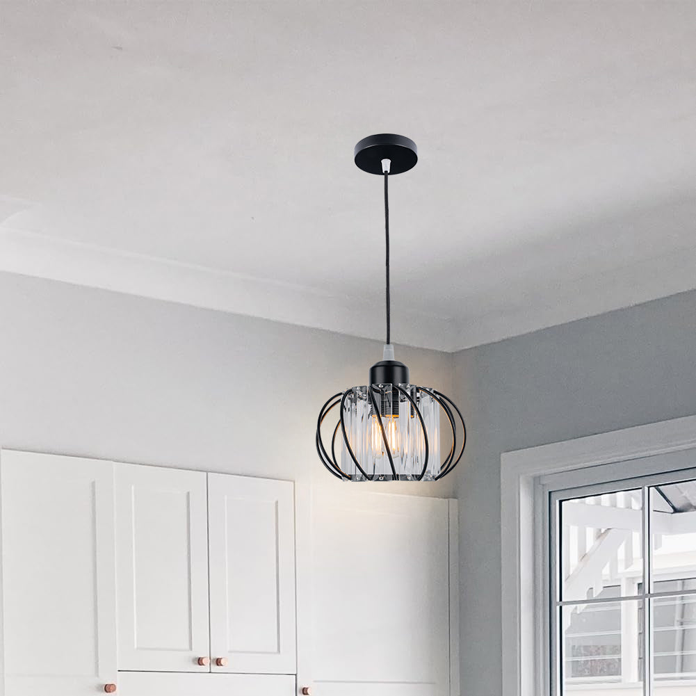 Globular Glass Pendant Light for Hallway-Lighting > Pendant Lights-casanuva-casanuva