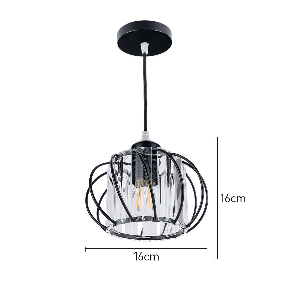 Globular Glass Pendant Light for Hallway-Lighting > Pendant Lights-casanuva-casanuva