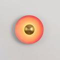 Glow Wall Light LED-Lighting > Wall Lights-casanuva-11.8" x H 11.8"-Orange & Antique copper-Warm Light-casanuva