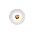 Glow Wall Light LED-Lighting > Wall Lights-casanuva-11.8" x H 11.8"-White & Antique copper-Warm Light-casanuva