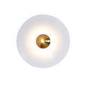 Glow Wall Light LED-Lighting > Wall Lights-casanuva-23.6" x H 23.6"-White & Antique copper-Warm Light-casanuva