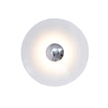 Glow Wall Light LED-Lighting > Wall Lights-casanuva-23.6" x H 23.6"-White & Chrome-Warm Light-casanuva