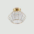 Gold Crystal Hallway Ceiling Light Fixture-Lighting > Ceiling Lights-casanuva-casanuva