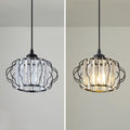 Gold Crystal Hallway Ceiling Light Fixture-Lighting > Ceiling Lights-casanuva-casanuva