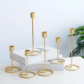 Golden Candle Holders for Romantic Ambiance-Home Decor > Candle Holders-casanuva-casanuva
