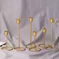 Golden Candle Holders for Romantic Ambiance-Home Decor > Candle Holders-casanuva-casanuva