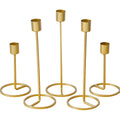 Golden Candle Holders for Romantic Ambiance-Home Decor > Candle Holders-casanuva-casanuva