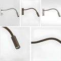 Gooseneck Wall Lamp with Flexible Arm-Lighting > Wall Lights-casanuva-casanuva