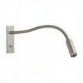 Gooseneck Wall Lamp with Flexible Arm-Lighting > Wall Lights-casanuva-W 13.8" x H 4.7"-Sand Nickel-Warm Light-casanuva