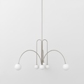 Gran Finale Pendant Light Modern Design-Lighting > Pendant Lights-casanuva-6 heads 80cmx50cm-Nickel-casanuva