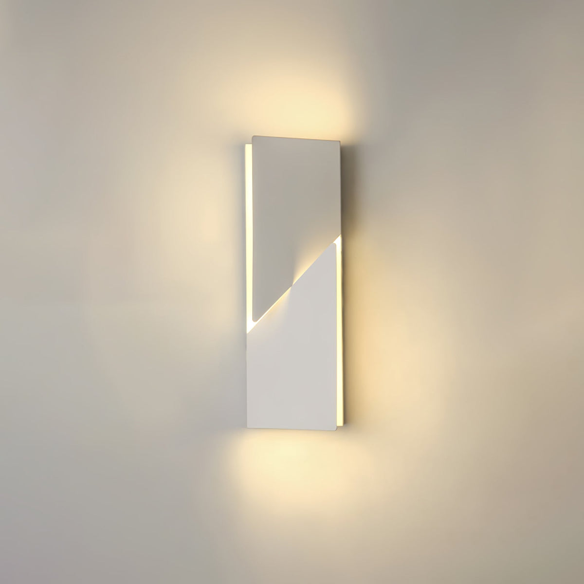 Grand Wall Sconce-Lighting > Wall Lights-casanuva-15cmx45cm-White & Wired version-Warm Light-casanuva