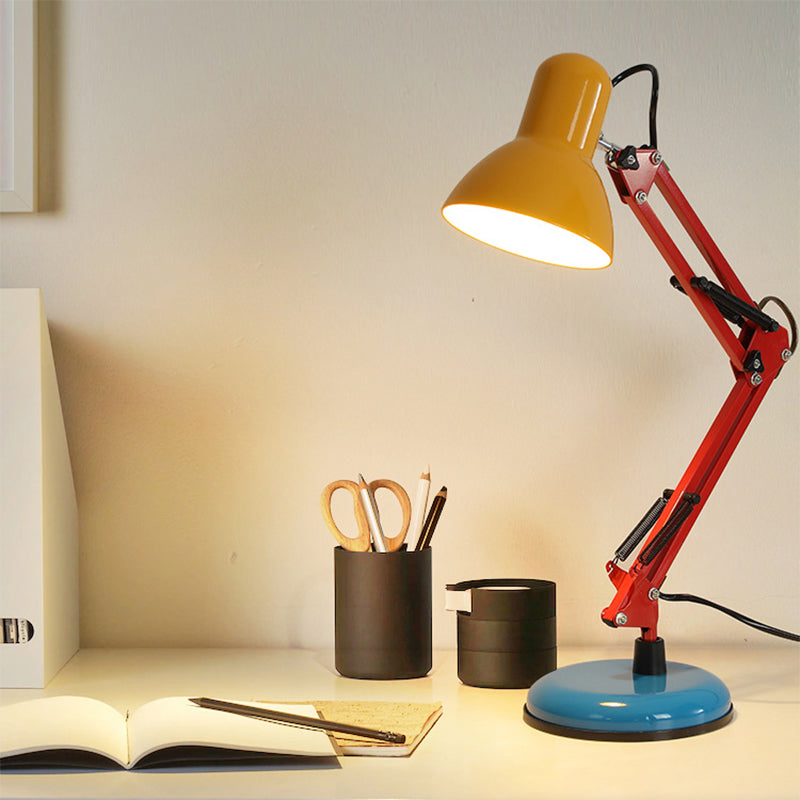 Half Circle Iron Table Lamp 1-Light for Study-Lighting > Table Lamps-casanuva-110V-120V-casanuva
